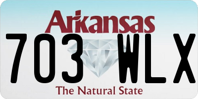 AR license plate 703WLX