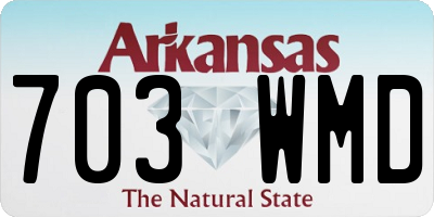 AR license plate 703WMD