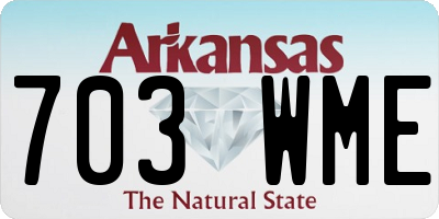 AR license plate 703WME