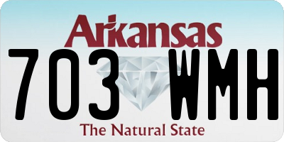 AR license plate 703WMH