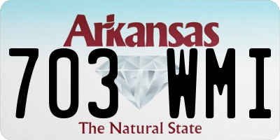 AR license plate 703WMI