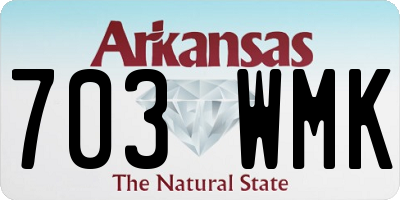 AR license plate 703WMK