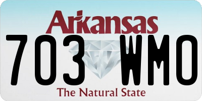 AR license plate 703WMO