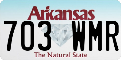 AR license plate 703WMR