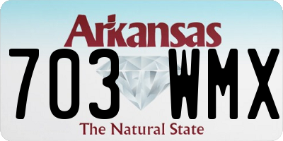 AR license plate 703WMX