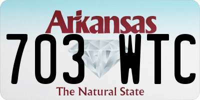 AR license plate 703WTC