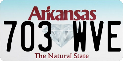 AR license plate 703WVE