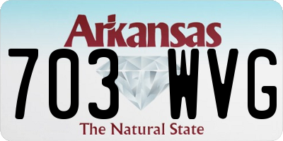 AR license plate 703WVG