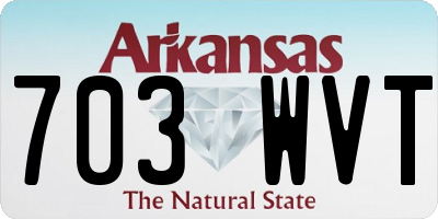 AR license plate 703WVT