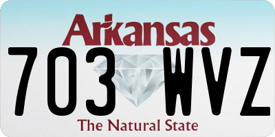 AR license plate 703WVZ