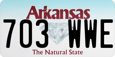 AR license plate 703WWE