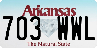 AR license plate 703WWL