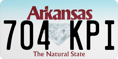 AR license plate 704KPI