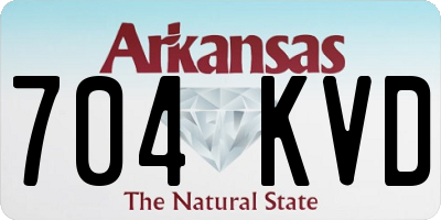 AR license plate 704KVD