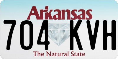 AR license plate 704KVH
