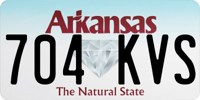 AR license plate 704KVS