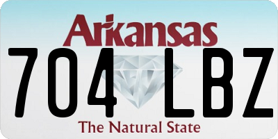 AR license plate 704LBZ