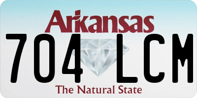 AR license plate 704LCM