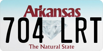 AR license plate 704LRT