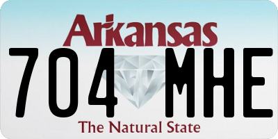 AR license plate 704MHE