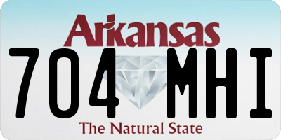 AR license plate 704MHI