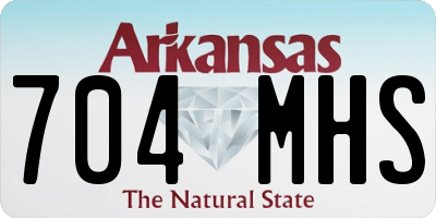 AR license plate 704MHS