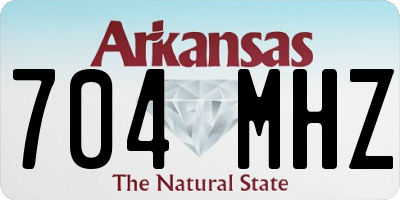 AR license plate 704MHZ