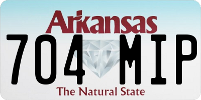 AR license plate 704MIP