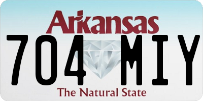 AR license plate 704MIY