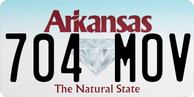 AR license plate 704MOV