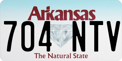 AR license plate 704NTV