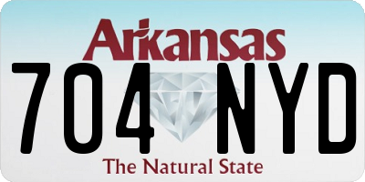 AR license plate 704NYD