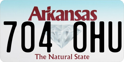 AR license plate 704OHU