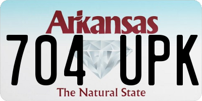 AR license plate 704UPK