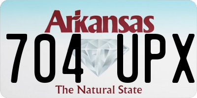 AR license plate 704UPX