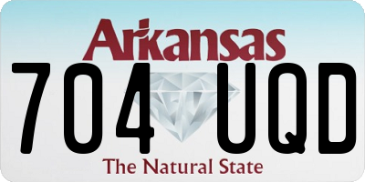 AR license plate 704UQD