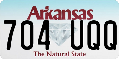 AR license plate 704UQQ