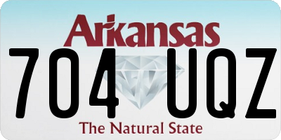 AR license plate 704UQZ