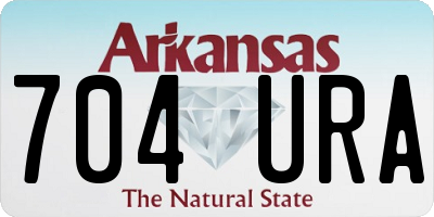 AR license plate 704URA