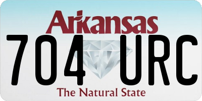 AR license plate 704URC