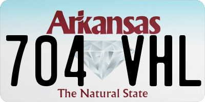 AR license plate 704VHL