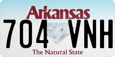 AR license plate 704VNH