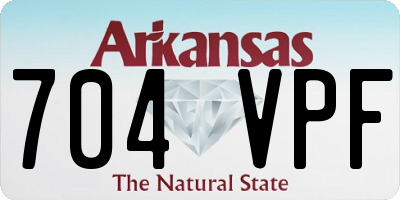 AR license plate 704VPF
