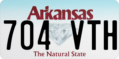AR license plate 704VTH