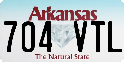 AR license plate 704VTL