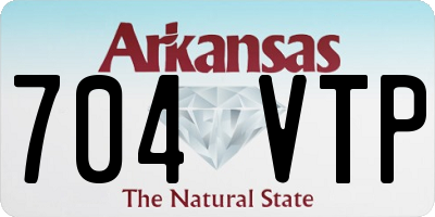AR license plate 704VTP