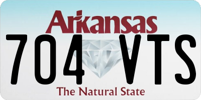 AR license plate 704VTS