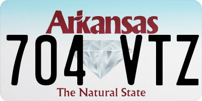 AR license plate 704VTZ