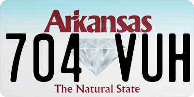 AR license plate 704VUH
