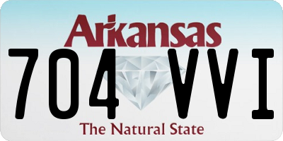 AR license plate 704VVI